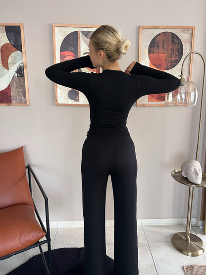 Prada Alt Üst Takım Siyah